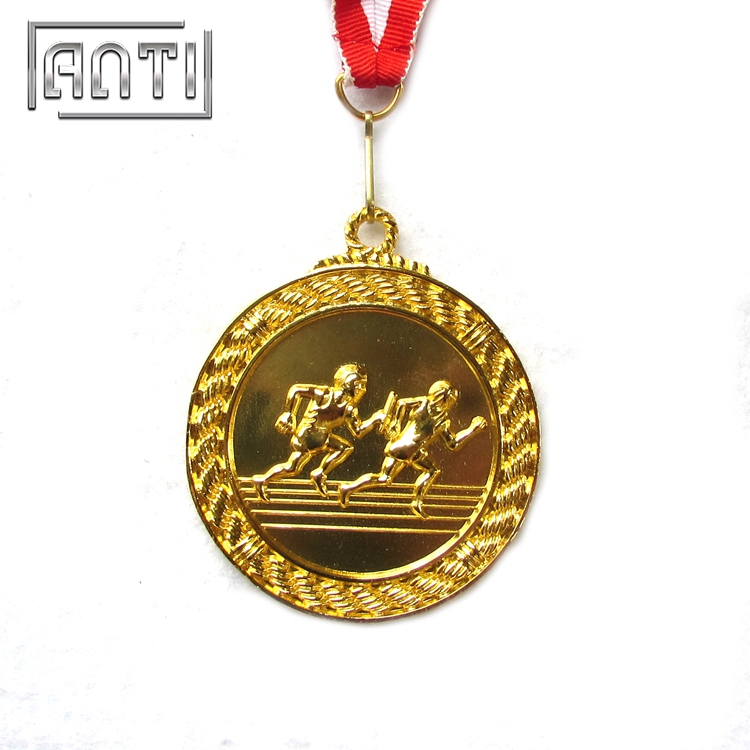 3D Running Award Silver Medal Gold Medal Custom Sport Medal for Athelets