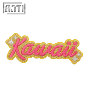 Good Design Letters Embroidery Patches Custom Embroidered Patches for Clothing Kawaii Patch