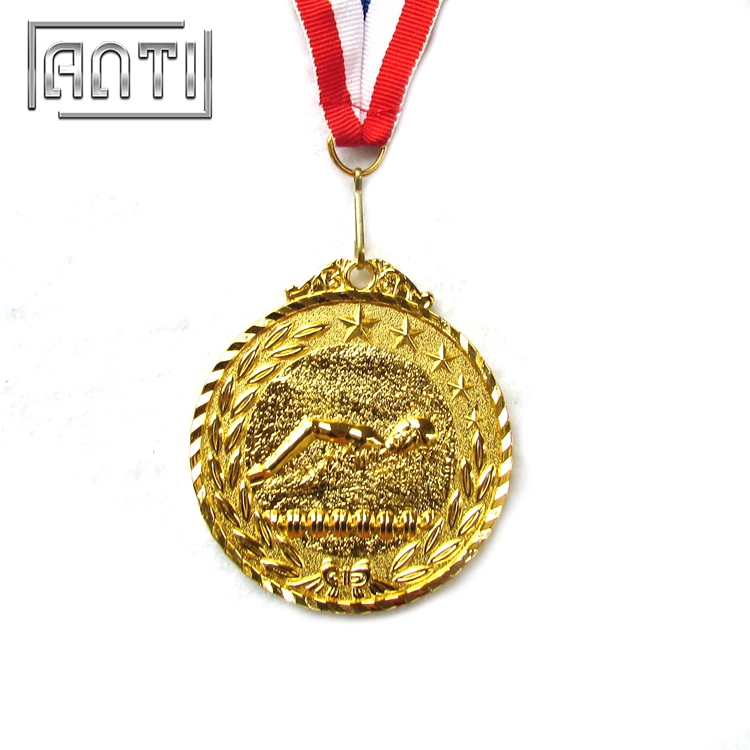 3D Swimming Award Medal Gold Medal Custom Sport Medal 