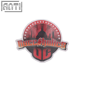 PVC texture cool red and black cartoon stickers