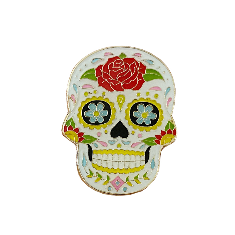 Wholesale various colour a lot of flower red beauty rose yellow cool hard enamel zinc alloy lapel pin 
