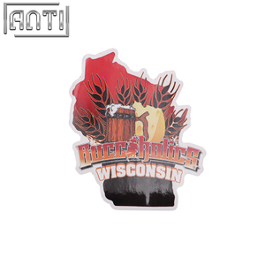 PVC texture cool red and black stickers wholesales