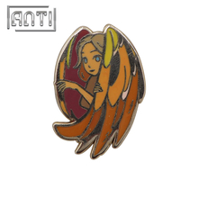 Beauty angel enamel design pins